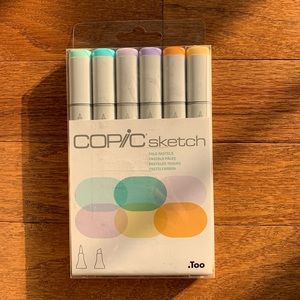 NEW Copic Sketch Pale Pastels set